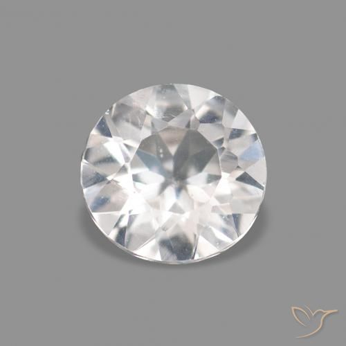 0.21ct 매우 밝은 분홍색 모르가나이트, 둥근, VVS-VS