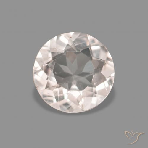 0.41ct 매우 밝은 분홍색 모르가나이트, 둥근, VS
