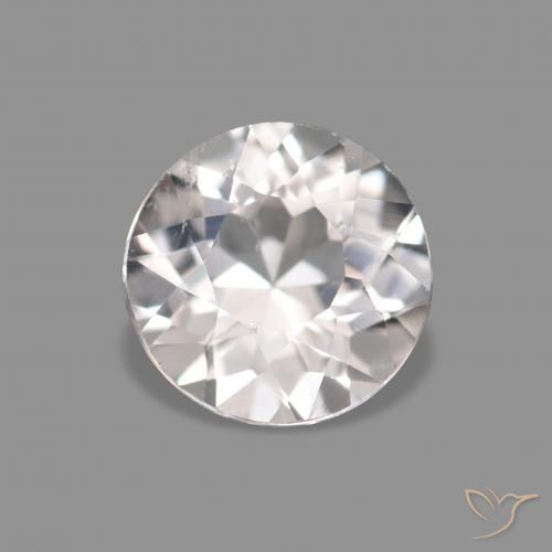 0.38ct 매우 밝은 분홍색 모르가나이트, 둥근, VS