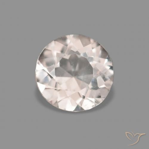 0.33ct 매우 밝은 분홍색 모르가나이트, 둥근, VVS-VS