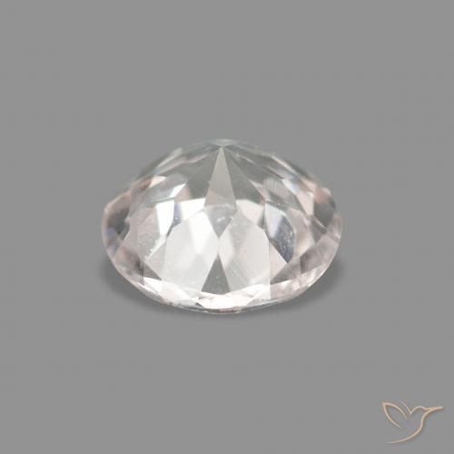 0.33캐럿 천연 매우 밝은 분홍색 모르가나이트, 둥근, VVS-VS