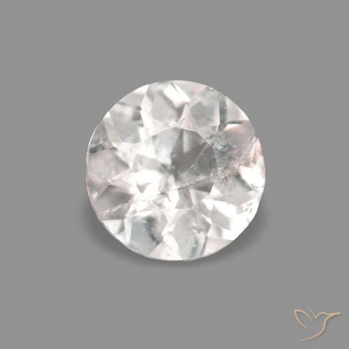 0.18ct 매우 밝은 분홍색 모르가나이트, 둥근, VS-SI
