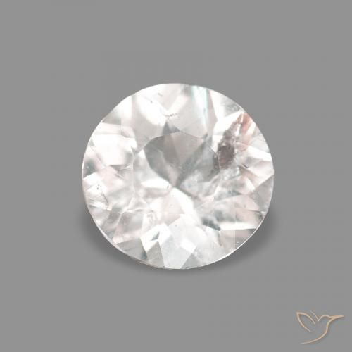 0.16ct 매우 밝은 분홍색 모르가나이트, 둥근, VS-SI