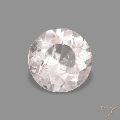 0.42ct 매우 밝은 분홍색 모르가나이트, 둥근, VS-SI
