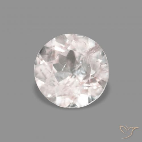 0.40ct 매우 밝은 분홍색 모르가나이트, 둥근, VS-SI