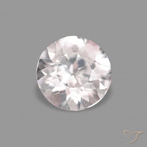 0.18ct 라이트 핑크 모르가나이트, 둥근, VS