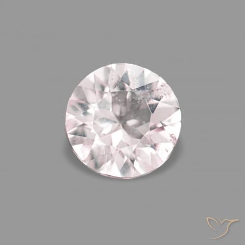 0.24ct 라이트 핑크 모르가나이트, 둥근, VS