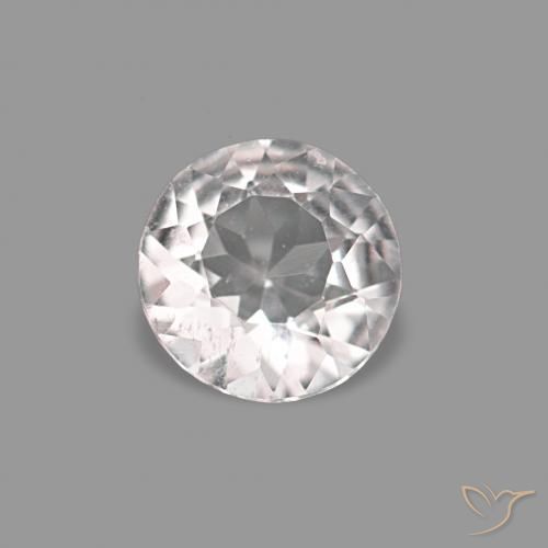 0.23ct 매우 밝은 분홍색 모르가나이트 보석, 둥근, VVS-VS
