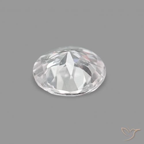 0.23캐럿 천연 매우 밝은 분홍색 모르가나이트, 둥근, VVS-VS