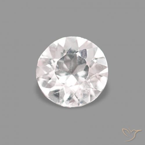 0.20ct 매우 밝은 분홍색 모르가나이트, 둥근, VVS