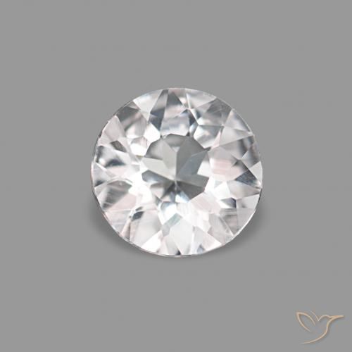 0.16ct 매우 밝은 분홍색 모르가나이트, 둥근, VVS