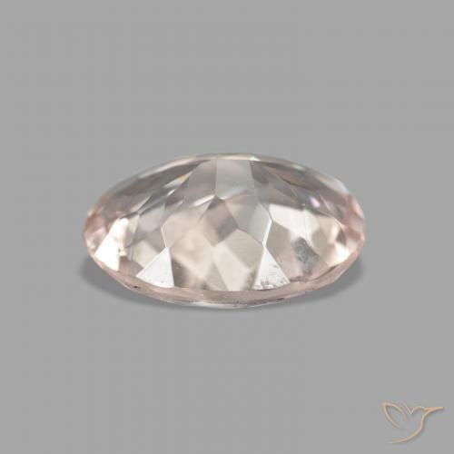 0.95캐럿 천연 Medium Light-Pink 모르가나이트, 타원형, VVS-VS