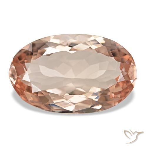 6.71ct 핑크 모가나이트, 오벌, VVS