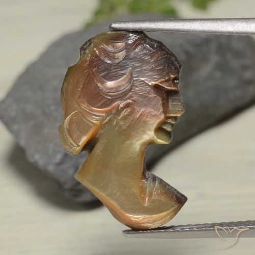 5.07ct 자연스러운 침침한 진주조개, 팬시한, 불투명체