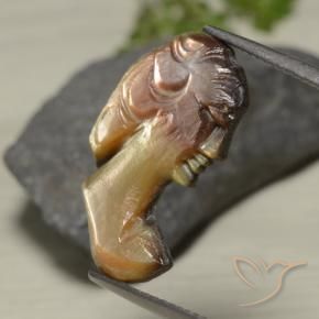 5.07캐럿 천연 침침한 진주조개, 팬시한, 불투명체
