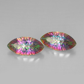 캐럿 천연 탑 레인보우 신비한 석영 보석, 보석, VVS-VS