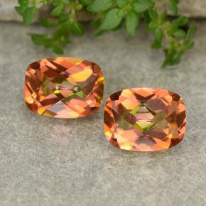 3.46캐럿 천연 다색 신비한 석영 보석, 쿠션 컷, VVS-VS