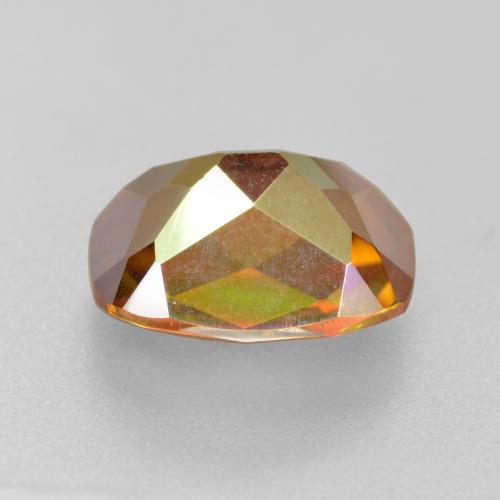 1.88캐럿 천연 멀티컬러 미스틱 쿼츠, 쿠션 컷, 9×7 mm, VVS-VS