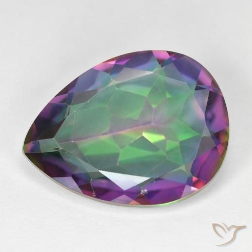 11.39ct 다색 신비한 석영, 배 모양, VVS-VS