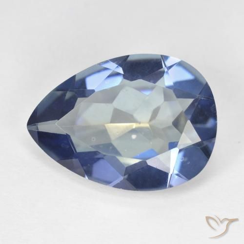 8.82ct 자연스러운 다색 신비한 석영, 배 모양, VVS-VS