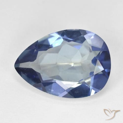 8.65ct 자연스러운 다색 신비한 석영, 배 모양, VVS-VS