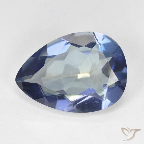 8.96ct 자연스러운 다색 신비한 석영, 배 모양, VVS-VS