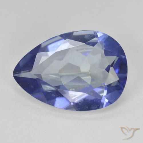 8.68ct 자연스러운 다색 신비한 석영, 배 모양, VVS-VS