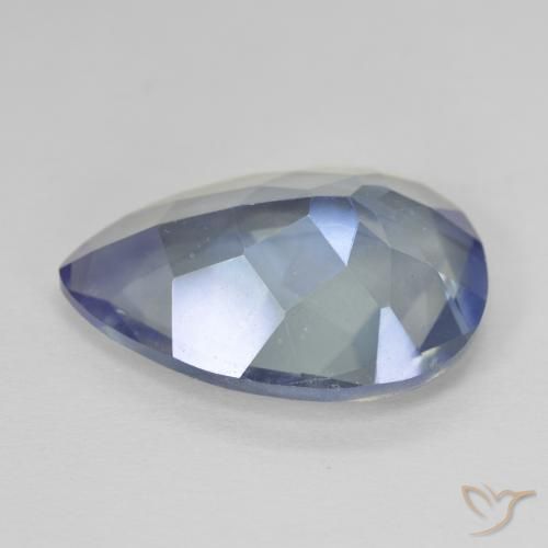 8.89캐럿 천연 멀티컬러 미스틱 쿼츠, 배 모양, 18.3×13.1 mm, VVS-VS