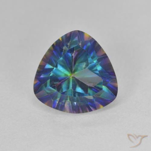 3.50ct 자연스러운 멀티컬러 블루 신비한 석영, 일조, VS