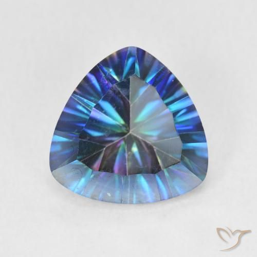 2.85ct 자연스러운 멀티컬러 블루 신비한 석영, 일조, VS