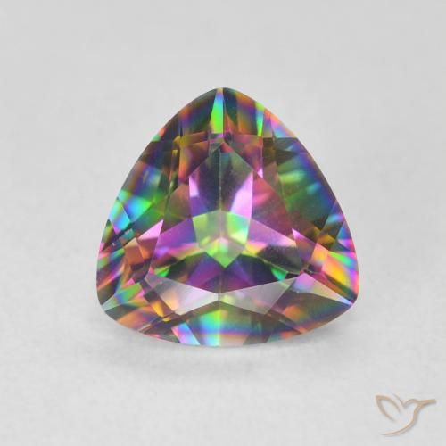 1.62ct 자연스러운 다색 신비한 석영, 일조, VVS