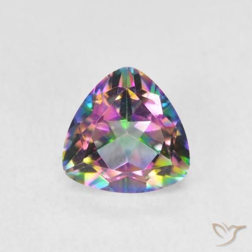 0.77ct 자연스러운 다색 신비한 석영, 일조, VVS