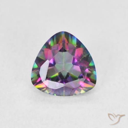 0.64ct 자연스러운 다색 신비한 석영, 일조, VVS