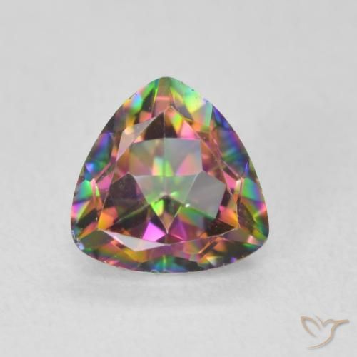 0.70ct 자연스러운 다색 신비한 석영, 일조, VS