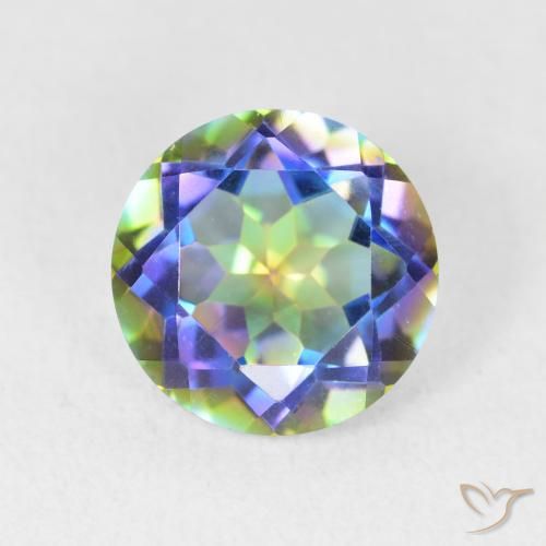 3.30ct 자연스러운 다색 신비한 석영, 둥근, VVS