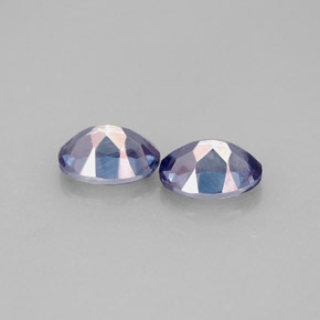 캐럿 천연 바이올렛 미스틱 토파즈 보석, 타원형 컷, VVS-VS