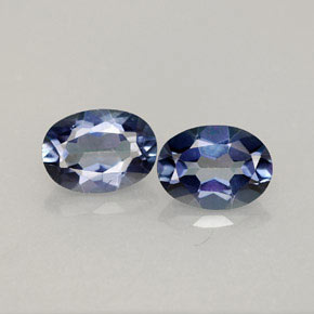 캐럿 천연 블루 미스틱 토파즈 보석, 타원형 컷, 7.1×5.2 mm, VVS-VS