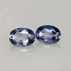 캐럿 천연 블루 미스틱 토파즈 보석, 타원형 컷, 7.1×5.2 mm, VVS-VS