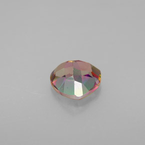 1.51캐럿 천연 탑 레인보우 미스틱 토파즈, 트릴리언, 7×7 mm, VVS-VS