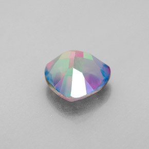 2.32캐럿 천연 탑 레인보우 미스틱 토파즈, 트릴리언, 8×7.9 mm, VS