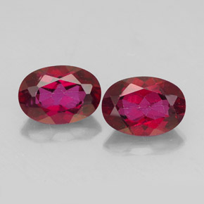 캐럿 천연 오렌지 라즈베리 미스틱 토파즈 보석, 타원형 컷, 7.1×5 mm, VVS-VS