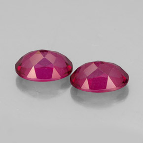 캐럿 천연 오렌지 라즈베리 미스틱 토파즈 보석, 타원형 컷, 7.1×5 mm, VVS-VS