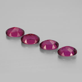 캐럿 천연 오렌지 라즈베리 미스틱 토파즈 보석, 타원형 컷, 7.1×5.1 mm, VVS-VS
