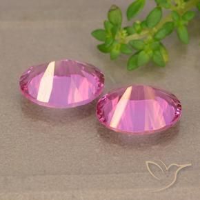 5.93캐럿 천연 딥 마젠타 미스틱 토파즈 보석, 타원형 컷, 9.9×8 mm, VVS-VS