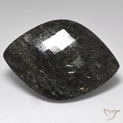61.20ct 자연스러운 블루 스파클이 있는 블랙 누움마이트, 팬시한, 불투명체