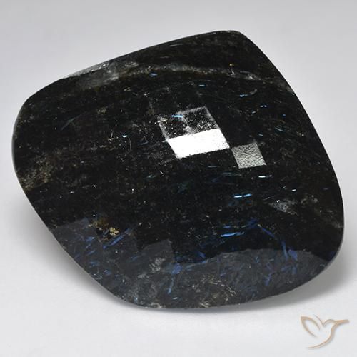 58.60ct 자연스러운 블루 스파클이 있는 블랙 누움마이트, 팬시한, 불투명체
