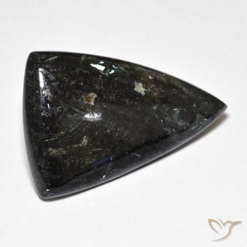 11.28ct 자연스러운 검은색 누움마이트, 일조, 불투명체