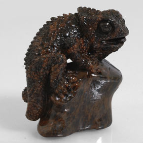 168.60캐럿 천연 마호가니 흑요석, 멋진 모양, 불투명체