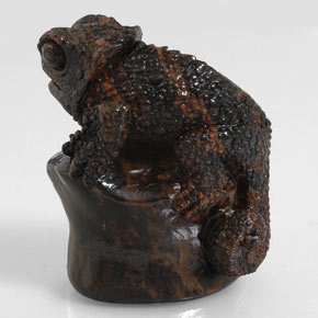 168.60캐럿 천연 마호가니 흑요석, 멋진 모양, 불투명체