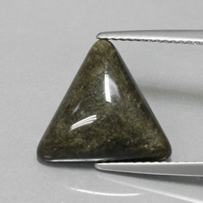 4.65캐럿 천연 골드 광택 흑요석, 일조, 불투명체